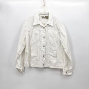 Blassport White Jean Jacket | Large